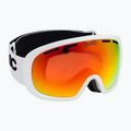 Occhiali da sci POC Fovea Mid Clarity idrogeno bianco/arancione specchiato