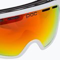 Occhiali da sci POC Fovea Mid Clarity idrogeno bianco/arancione specchiato 5