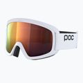 Occhiali da sci POC Opsin Clarity bianco idrogeno/arancio specchiato 6