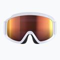 Occhiali da sci POC Opsin Clarity bianco idrogeno/arancio specchiato 7