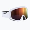 Occhiali da sci POC Opsin Clarity bianco idrogeno/arancio specchiato 8