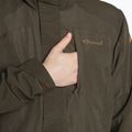 Giacca antipioggia da uomo Pinewood Smaland Light in pelle scamosciata marrone 3