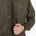 Giacca antipioggia da uomo Pinewood Smaland Light in pelle scamosciata marrone 5
