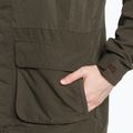 Giacca antipioggia da uomo Pinewood Smaland Light in pelle scamosciata marrone 6