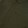 Felpa termica Pinewood Abisko Merino Base Layer Half Zip Uomo d.mossgreen 3