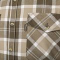 Camicia da uomo Pinewood Härjedalen d.mole marrone 5