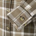 Camicia da uomo Pinewood Härjedalen d.mole marrone 7