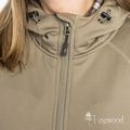 Pinewood donna Finnveden Felpa con cappuccio mid khaki 6