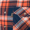 Camicia Pinewood da uomo Härjedalen blu/arancio 3