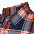 Camicia Pinewood da uomo Härjedalen blu/arancio 4