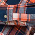 Camicia Pinewood da uomo Härjedalen blu/arancio 5