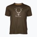 Maglietta verde Pinewood Red Deer da uomo 4