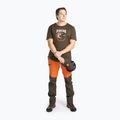 Pantaloni a membrana Pinewood Abisko da uomo b.orange/mossgreen 2