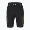 Pantaloncini da trekking Pinewood Finnveden Trail Hybrid nero/verde muschio da uomo 4