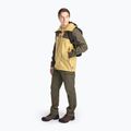 Giacca antipioggia Pinewood Abisko Trekking 3L da uomo, colore fieno dorato/verde muschio 2