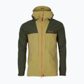 Giacca antipioggia Pinewood Abisko Trekking 3L da uomo, colore fieno dorato/verde muschio 9