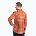 Camicia Pinewood Abisko Hiking Flannel arancione bruciato da uomo 3