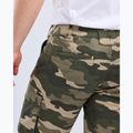 Pantaloncini da trekking Pinewood Värnamo Serengeti kaki camou da uomo 4