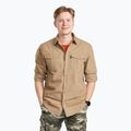 Camicia Pinewood Safari LS da uomo in pietra arenaria