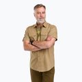 Camicia Pinewood Safari SS da uomo in pietra arenaria