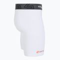 Pantaloncini a compressione con protezione inguinale Shock Doctor Compression bianco 3
