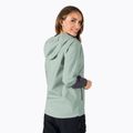 Giacca antipioggia Peak Performance Nightbreak da donna, verde cenerino/grigio movimento 3