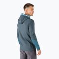 Felpa da uomo Peak Performance Rider Zip Hood blu steel midnight trekking 3