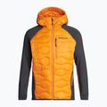 Giacca Peak Performance Helium Down Hybrid Hood arancione da uomo