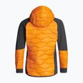 Giacca Peak Performance Helium Down Hybrid Hood arancione da uomo 3