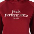 Felpa da trekking da donna Peak Performance Original Hood rogue red 3