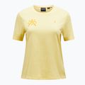 Maglietta Peak Performance Explore Graphic da donna, giallo giallo scuro 3