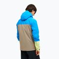 Giacca Peak Performance Trail Hipe Shell da uomo blu brillante/beige/soleggiato 2