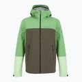 Giacca Peak Performance Trail Hipe Shell da uomo menta piperita/ago di pino/verde pioggia