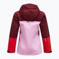 Giacca Peak Performance Trail Hipe Shell donna oscura/morning dew/red rain jacket 2