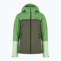 Giacca Peak Performance Trail Hipe Shell da donna, menta piperita, ago di pino e pioggia vivace