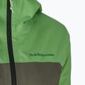 Giacca Peak Performance Trail Hipe Shell da donna, menta piperita, ago di pino e pioggia vivace 3