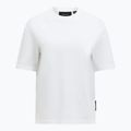 Maglietta Peak Performance da donna in cotone pesante bianco sporco
