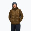 Piumino da donna Peak Performance Helium Down Hood meadow moss/sierra sand
