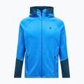 Felpa da uomo Peak Performance Rider Essentials Zip Hood Azure Ascent/Mountain Lake