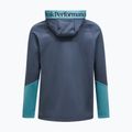 Felpa da uomo Peak Performance Rider Essentials Zip Hood Mountain Mist/Deluded Vision 2