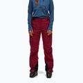 Pantaloni da sci da donna Peak Performance Vislight GTX C-Knit 3L vertical zenith/tech burgundy