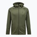 Felpa uomo Peak Performance Rider Essentials Zip Hood pine needle/pine needle 5