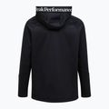 Felpa uomo Peak Performance Rider Essentials Zip Hood Black/Black 7