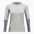 Maglia termica da donna a maniche lunghe Peak Performance Magic Crew Wool-Blend Baselayer medium grey melange 4
