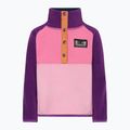 Didriksons Monte Half Button felpa in pile per bambini rosa chiaro heather 8
