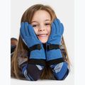 Guanti da sci Didriksons Biggles per bambini blu zaffiro 2