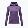 Felpa da trekking donna Peak Performance Light Zip Hood montana grape 5