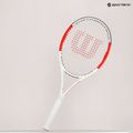 Racchetta da tennis Wilson Six.One Lite 102 CVR rosso e bianco WRT73660U 8