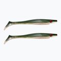 Strike Pro Pig Shad Jr esca in gomma 2 pezzi verde TEV-SP172C-104