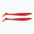 Strike Pro Pig Shad Jr esca in gomma 2 pezzi rosso TEV-SP172C-114